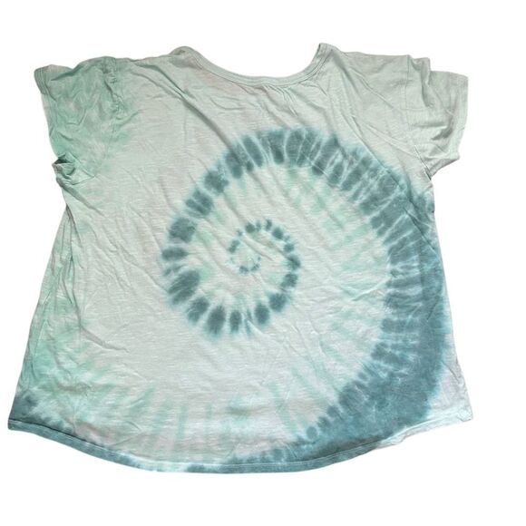 a.n.a. Blue Tie-Dye Short Sleeve Tee - Picture 2 of 4